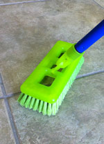 Tile/Grout Scrubbing Brush Green