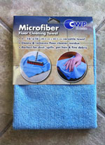 Microfiber Floor Cleaning Towel Blue