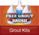 grout cleaning chemicals with brush