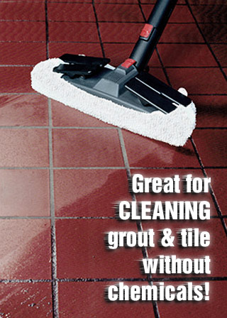 Steam cleaning grout tile no chemicals