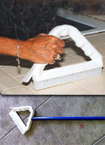 Triangle Grout Brush
